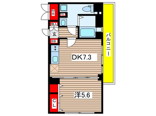 アテナリ－右京の物件間取画像